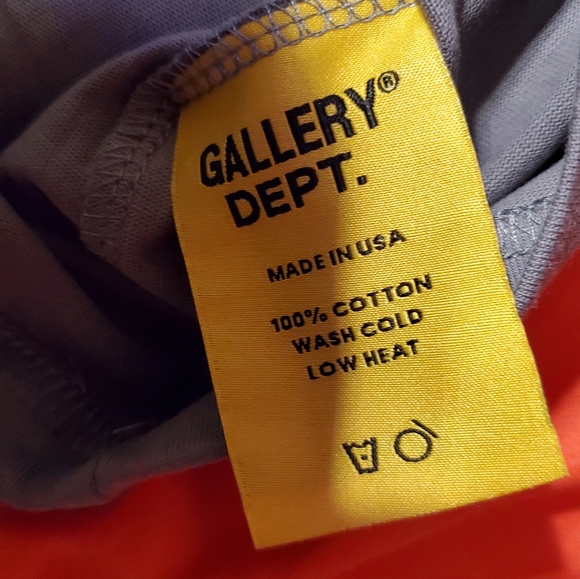 Gallery dept Hollywood CA Charcoal Grey t shirt mens large - Picture 6 of 10